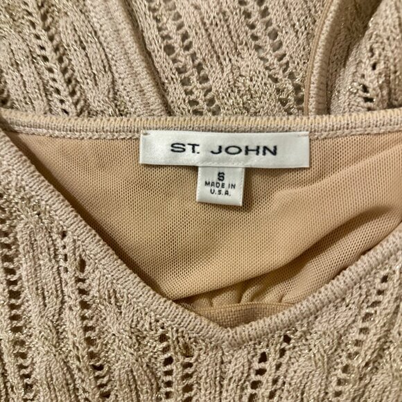 St. John Knit Shimmery Tank - Picture 3 of 6